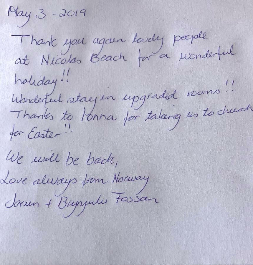 Nicolas Beach Paleohóra Kültér fotó